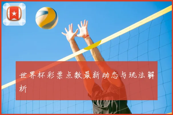 世界杯彩票点数最新动态与玩法解析